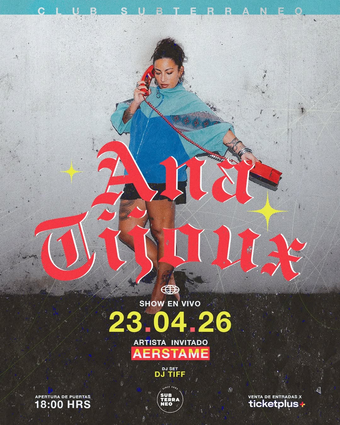 ANA TIJOUX – CLUB SUBTERRÁNEO