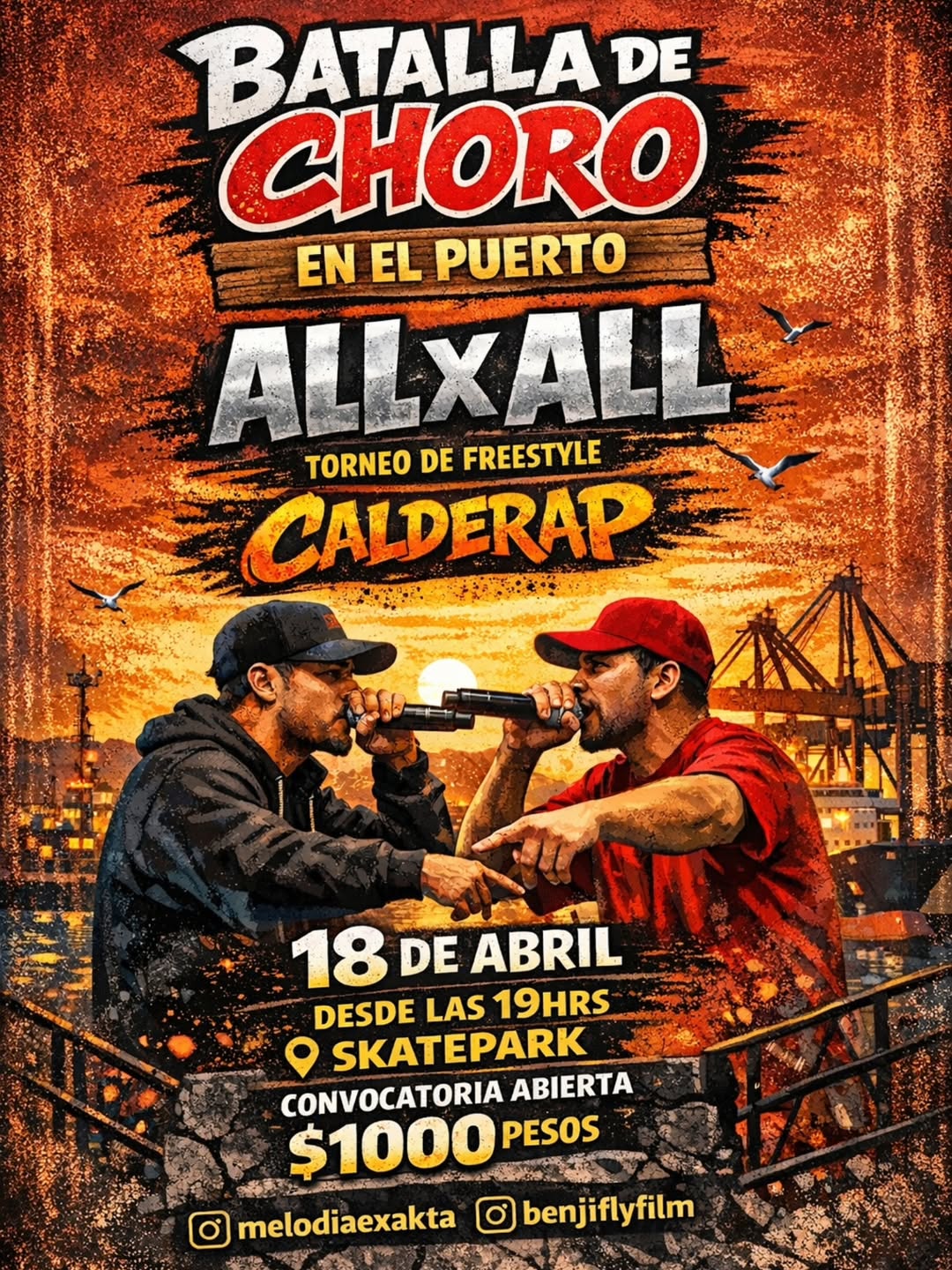 BATALLA DE CHORO EN EL PUERTO – CALDERAP
